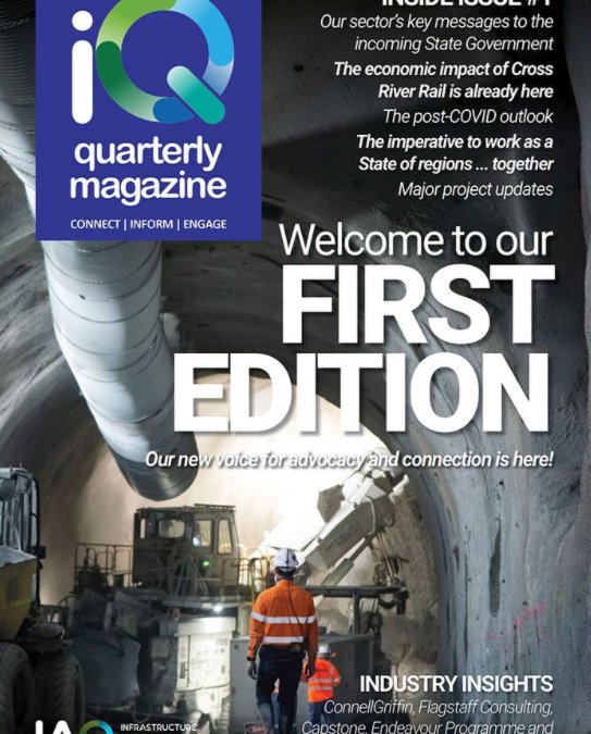 FCG’s recent contributions to the Infrastructure Association of Queensland’s new quarterly digital magazine.